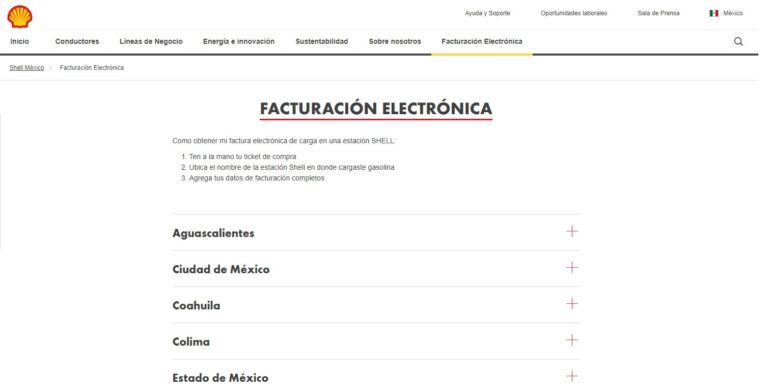 Shell Saf Invoice Shell Facturación