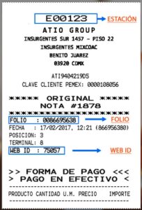 datos del ticket ferchegas