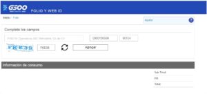datos del ticket g500