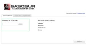 estacion de servicio gasosur